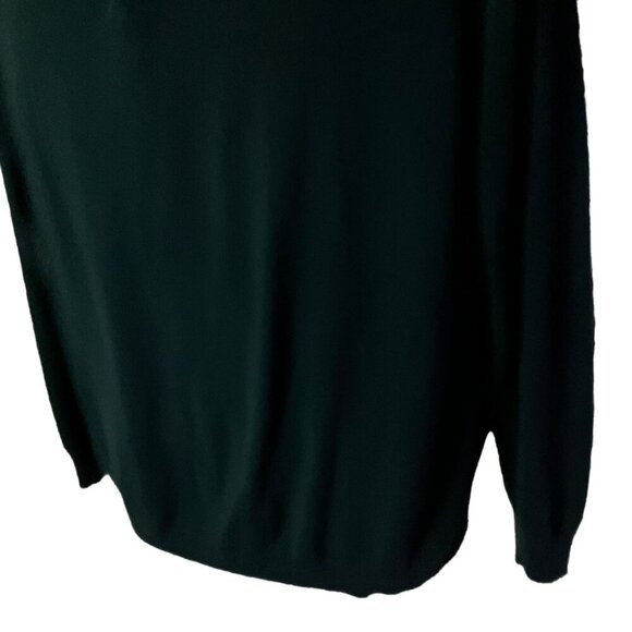 Jos. A. Bank Signature Collection Men's Large Green 100% Silk Long Sleeve Polo S - Picture 9 of 9